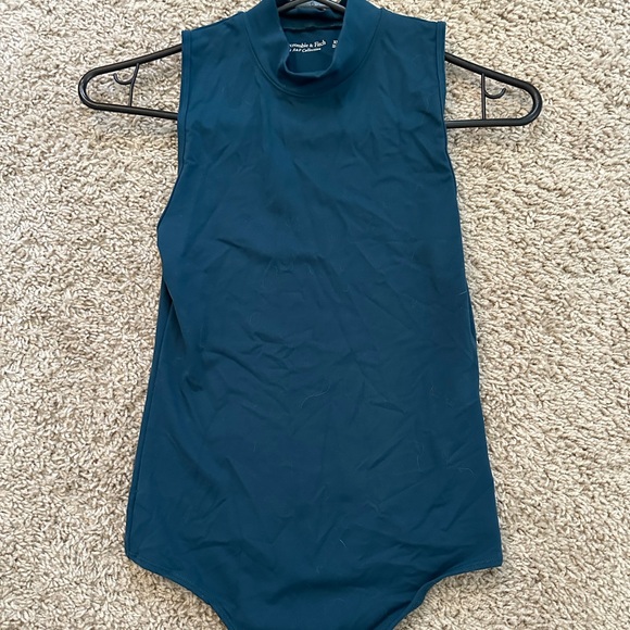 Abercrombie & Fitch Tops - ABERCROMBIE AND FITCH HIGH NECK BODYSUIT